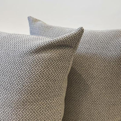 Brown Herringbone Indoor/Outdoor Pillow