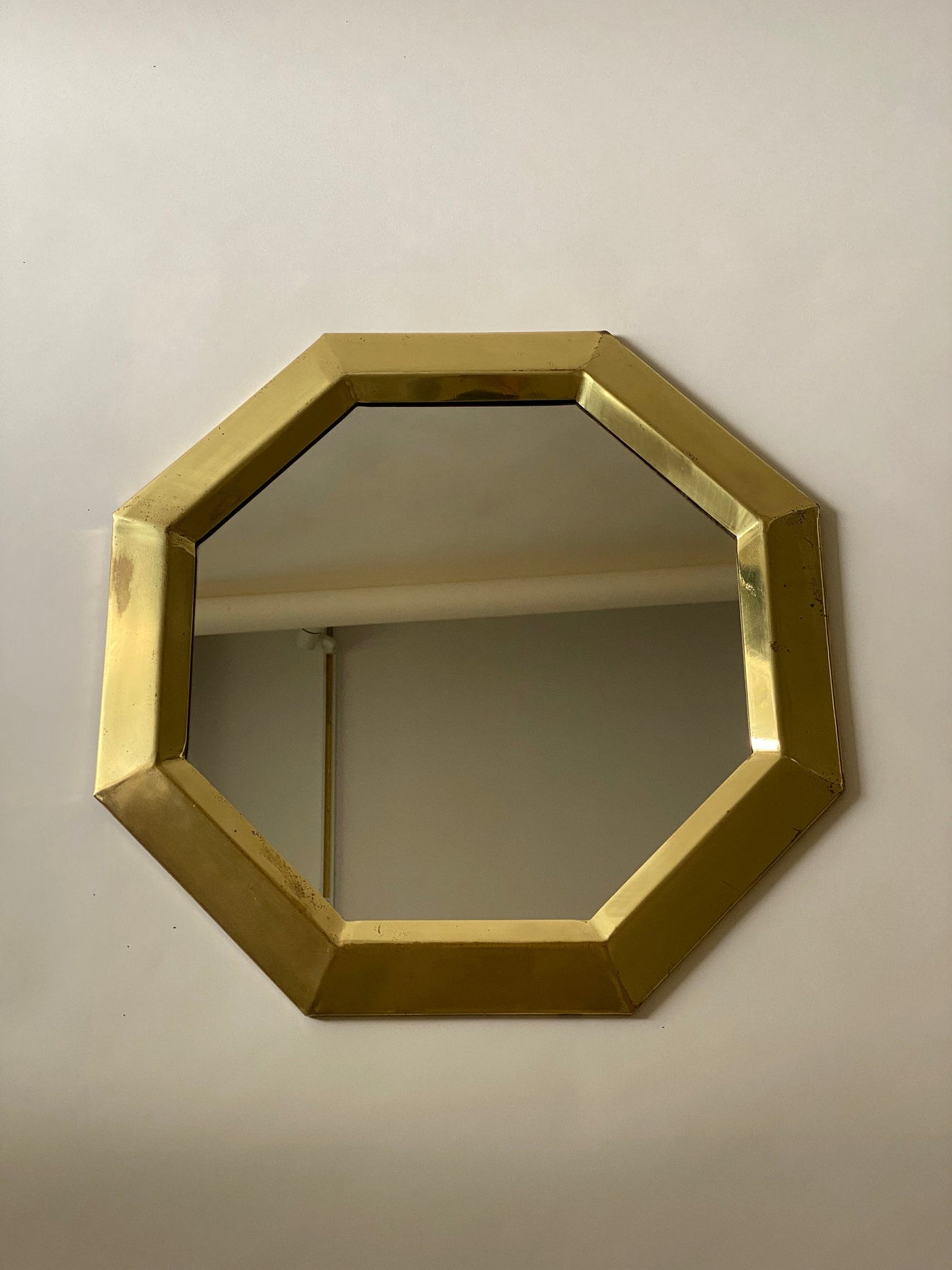 Decorative Gold Octagonal Mirror