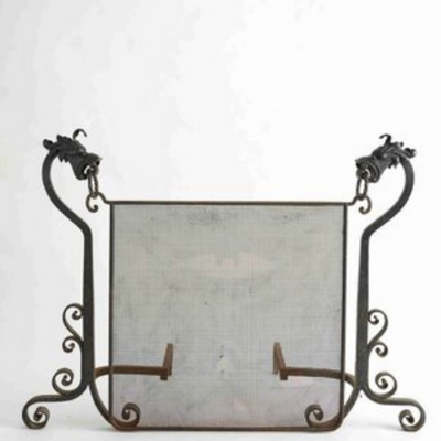 Wrought Iron Fire Place Screen