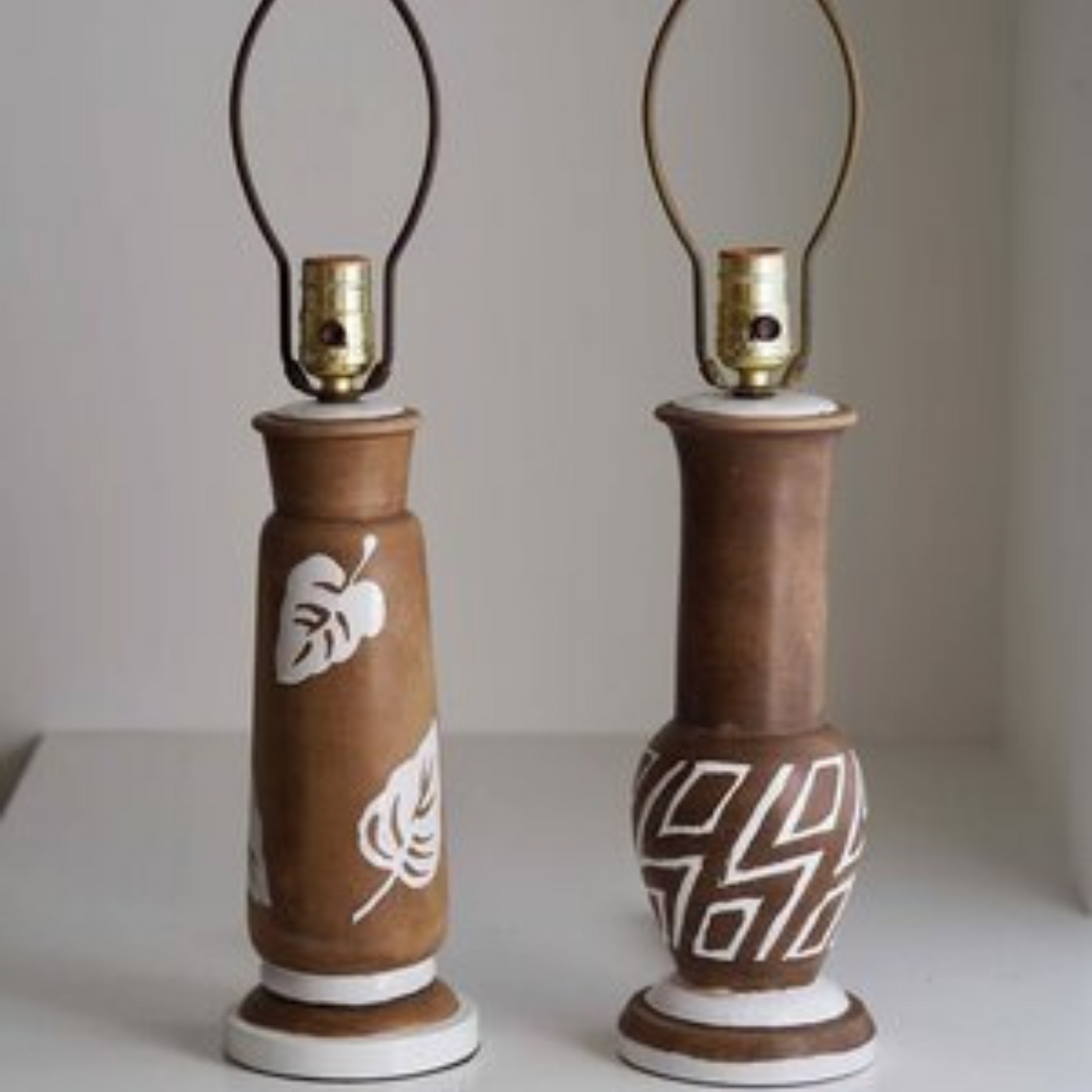Pair Of Ceramic Zaccagnini Lamps