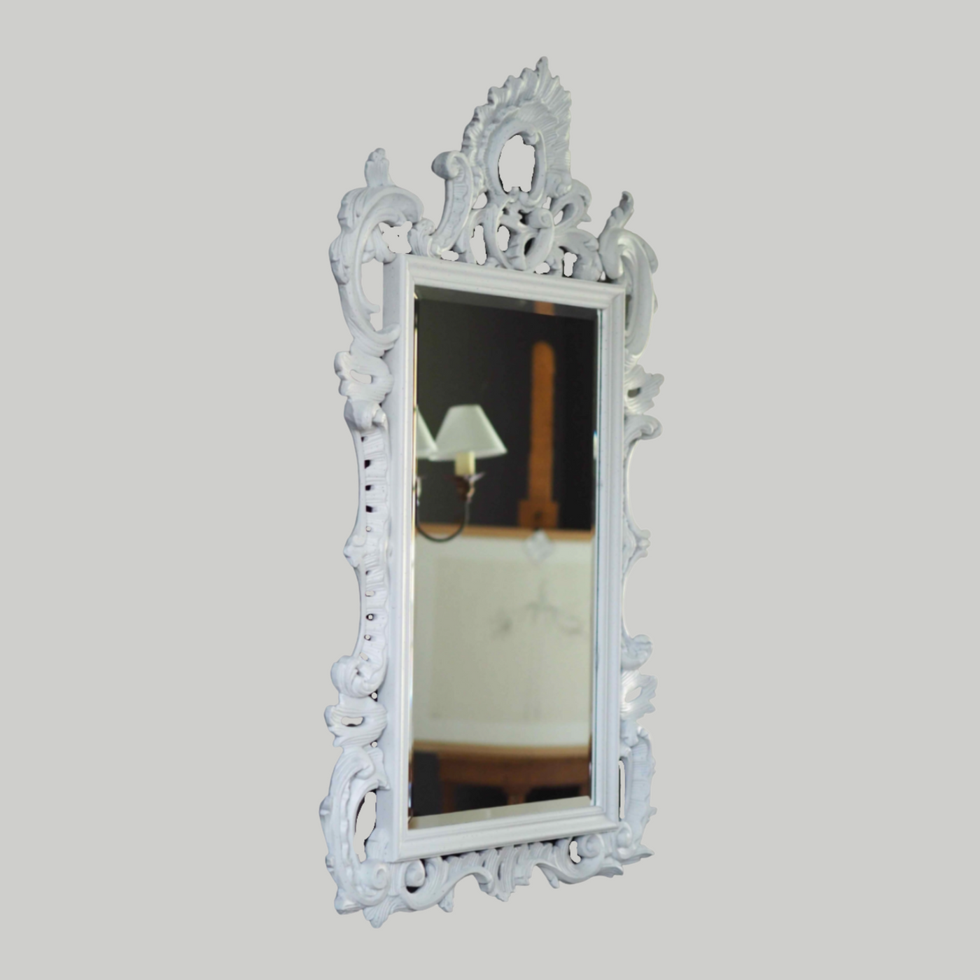 White Painted Mirror