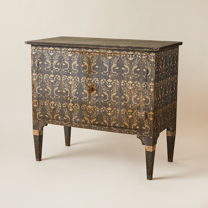 Blue Painted Italian Chest