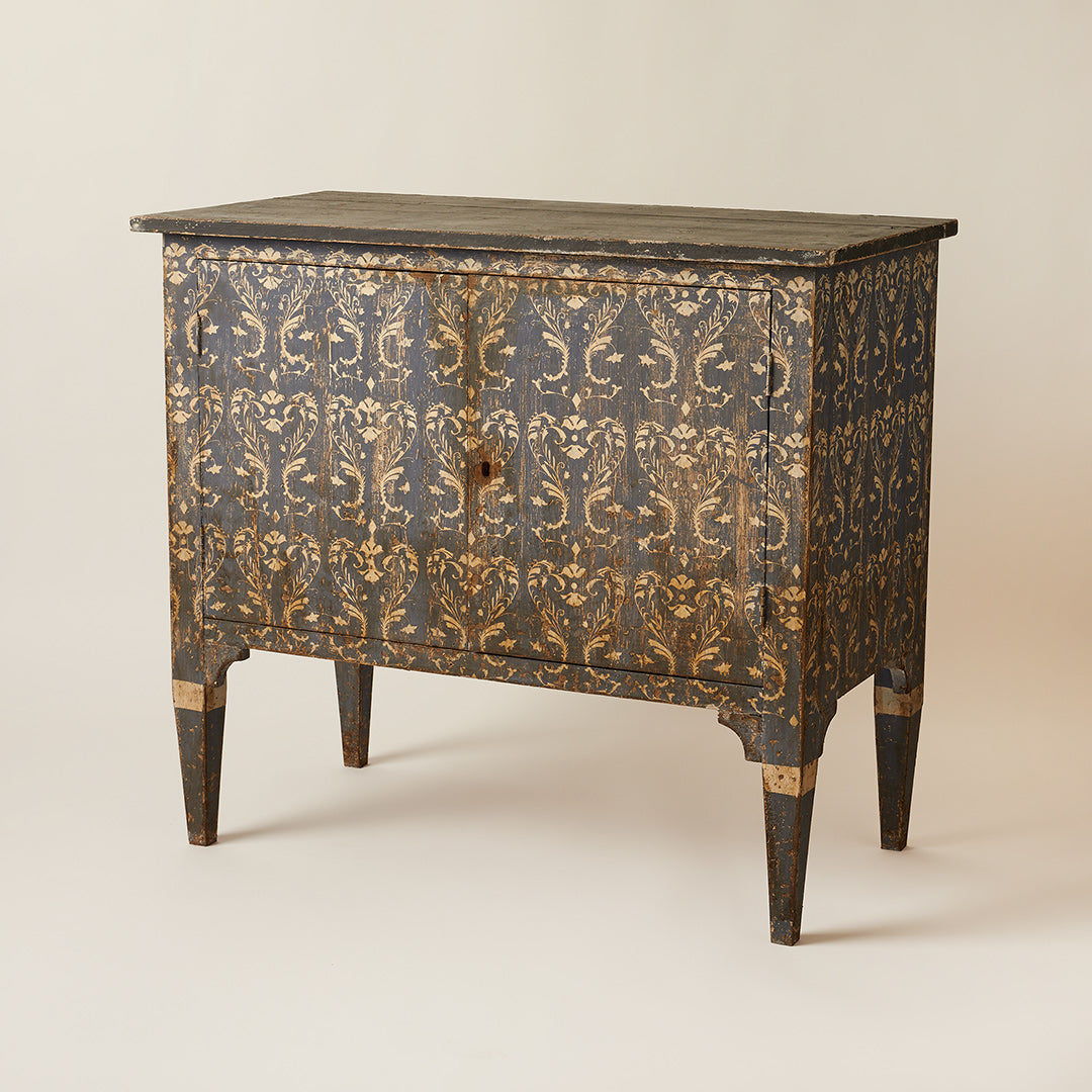 Blue Painted Italian Chest
