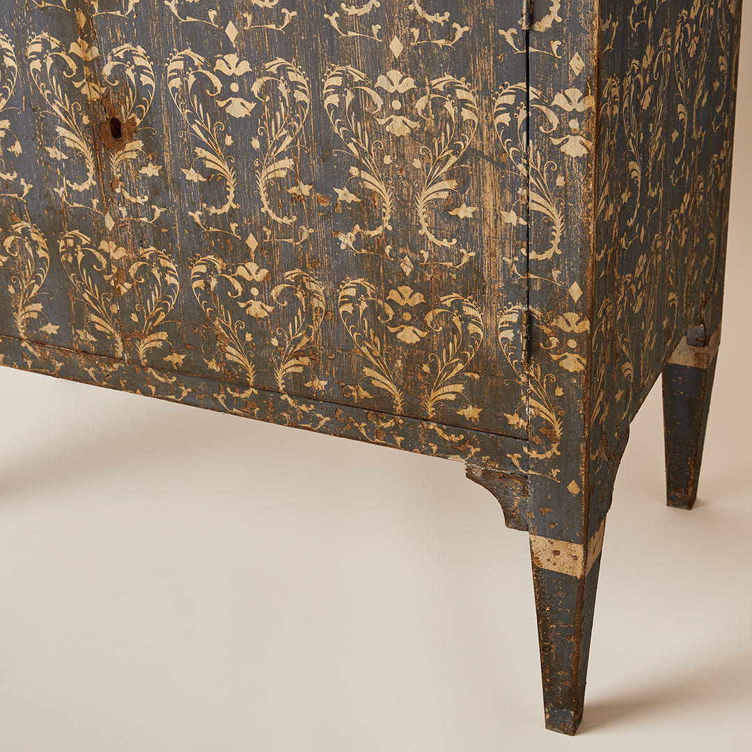 Blue Painted Italian Chest