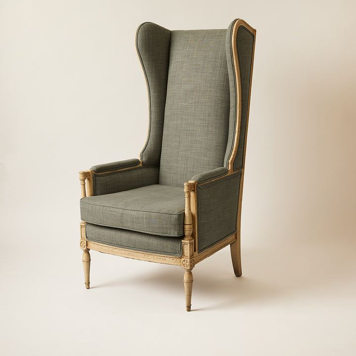 1960's Wingback Chair, Newly Upholstered