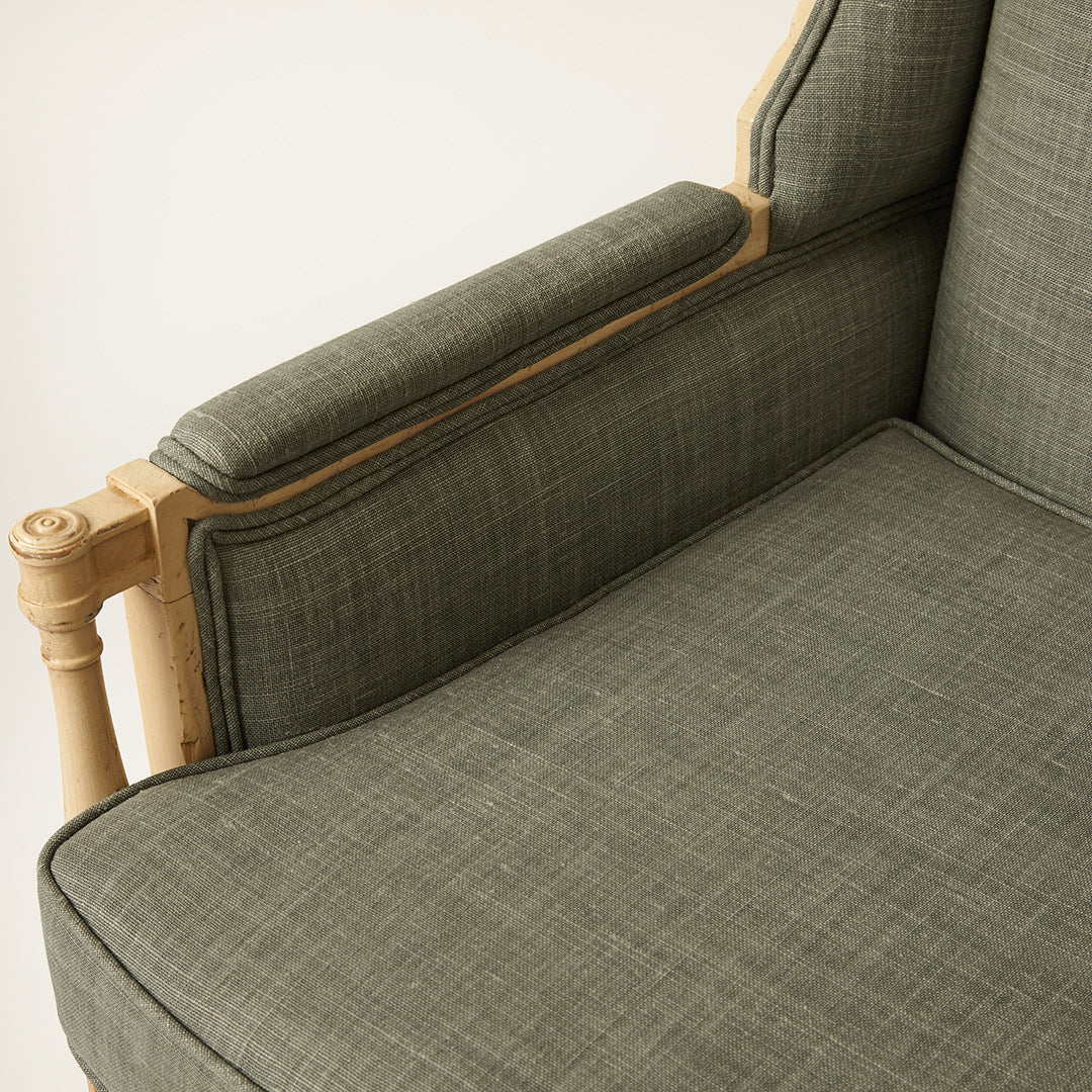 1960's Wingback Chair, Newly Upholstered