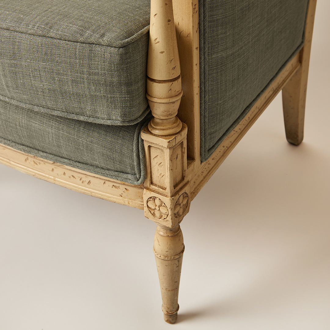 1960's Wingback Chair, Newly Upholstered