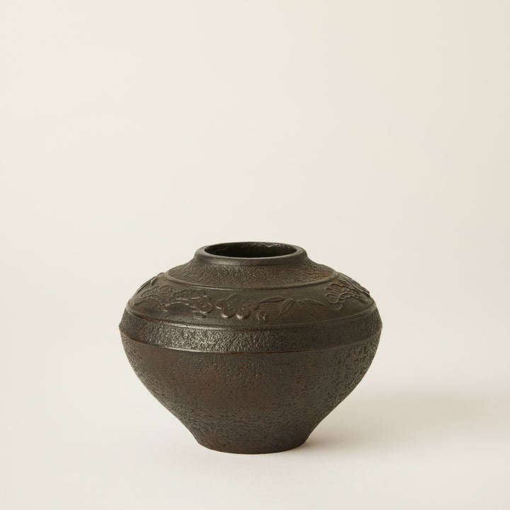 Japanese Cast Iron Vessel c. Early to Mid 20th Century