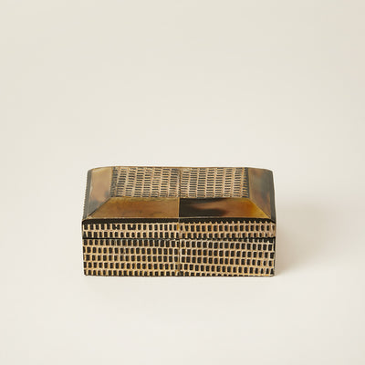 Rectangle Inlaid Horn Box