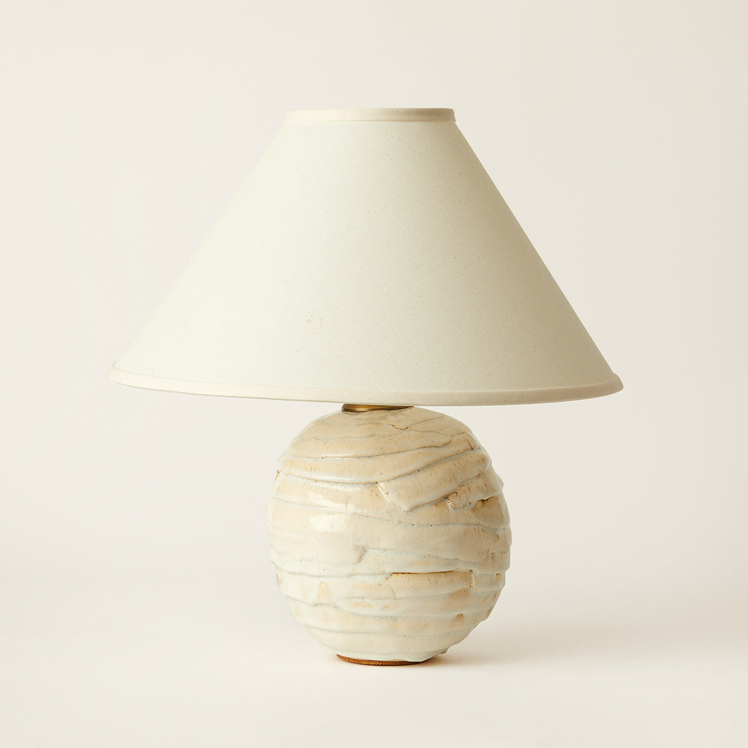 Small Ceramic Orb Lamp By Souby