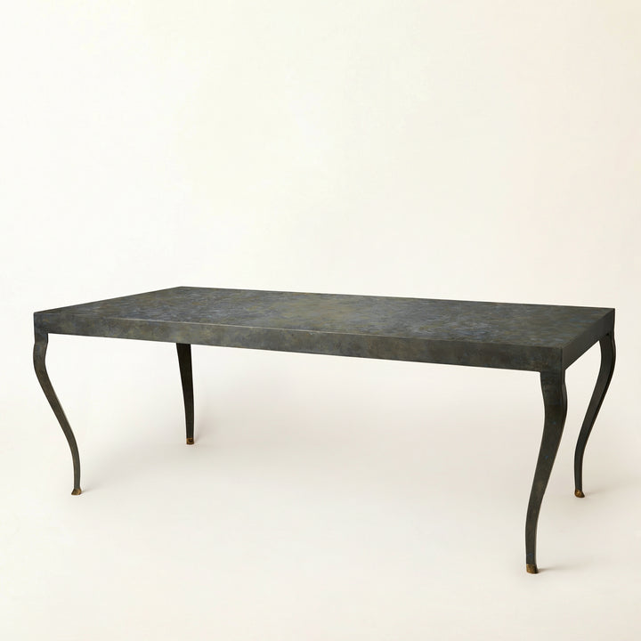 Painted Metal Dining Table / Desk by Joseph Stannard