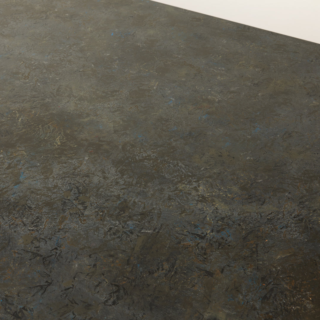 Painted Metal Dining Table / Desk by Joseph Stannard