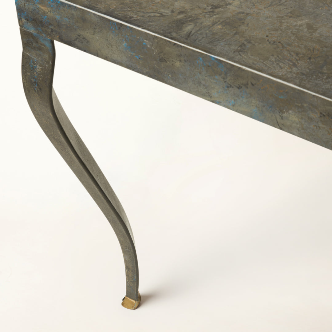 Painted Metal Dining Table / Desk by Joseph Stannard