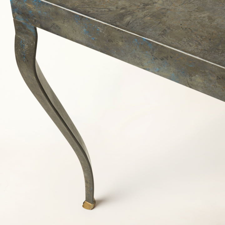 Painted Metal Dining Table / Desk by Joseph Stannard
