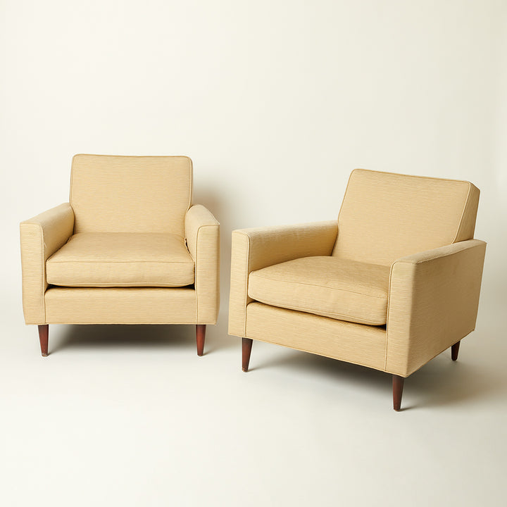 Pair of Upholstered Armchairs in the Style of Harvey Prober, c. 1960