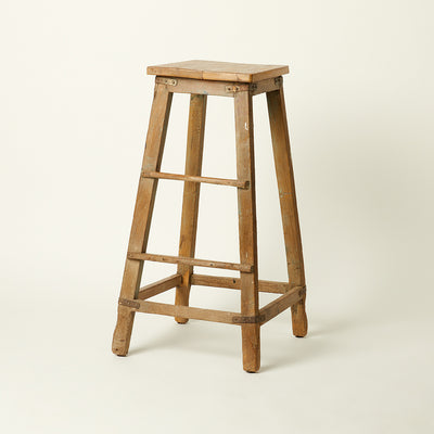 Wood European Painter's Stool/ Pedestal