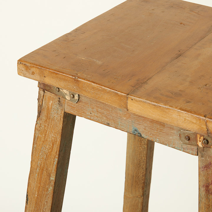 Wood European Painter's Stool/ Pedestal