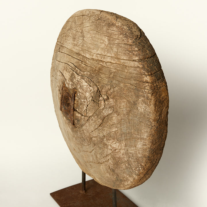 Primitive Wooden Wheel, India