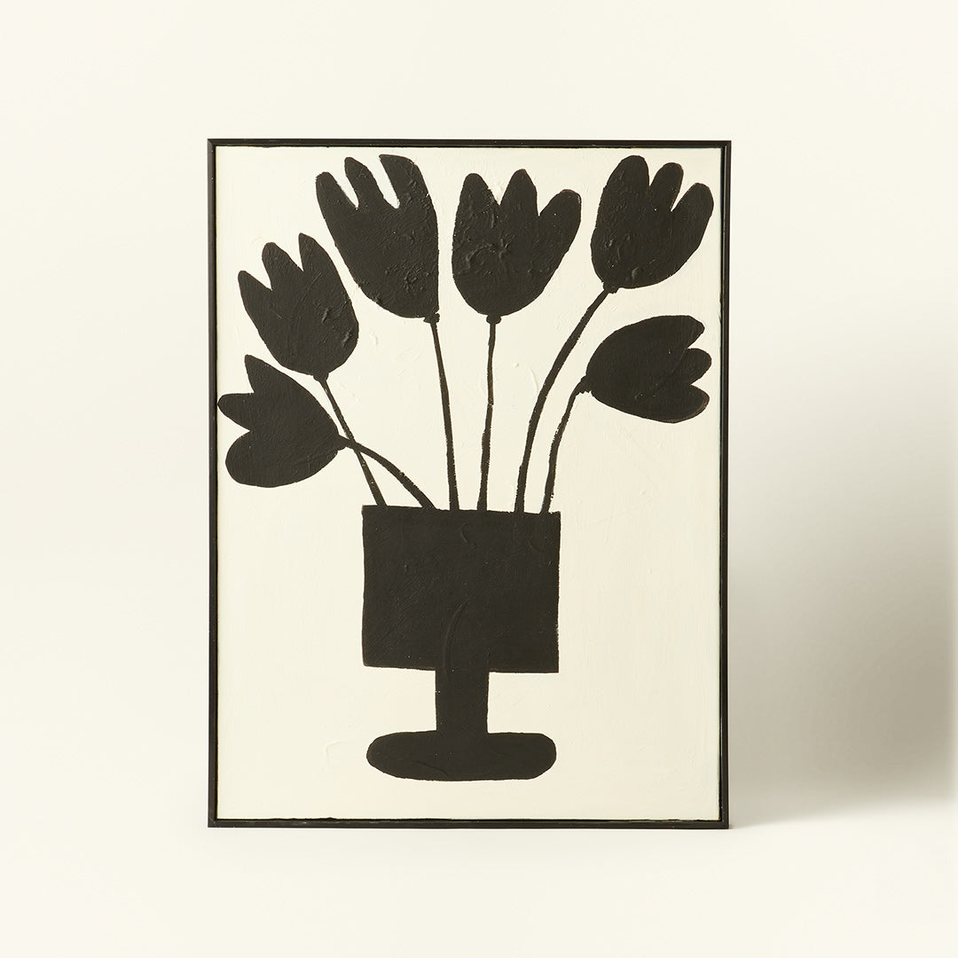 Tulip #1 in Black and White