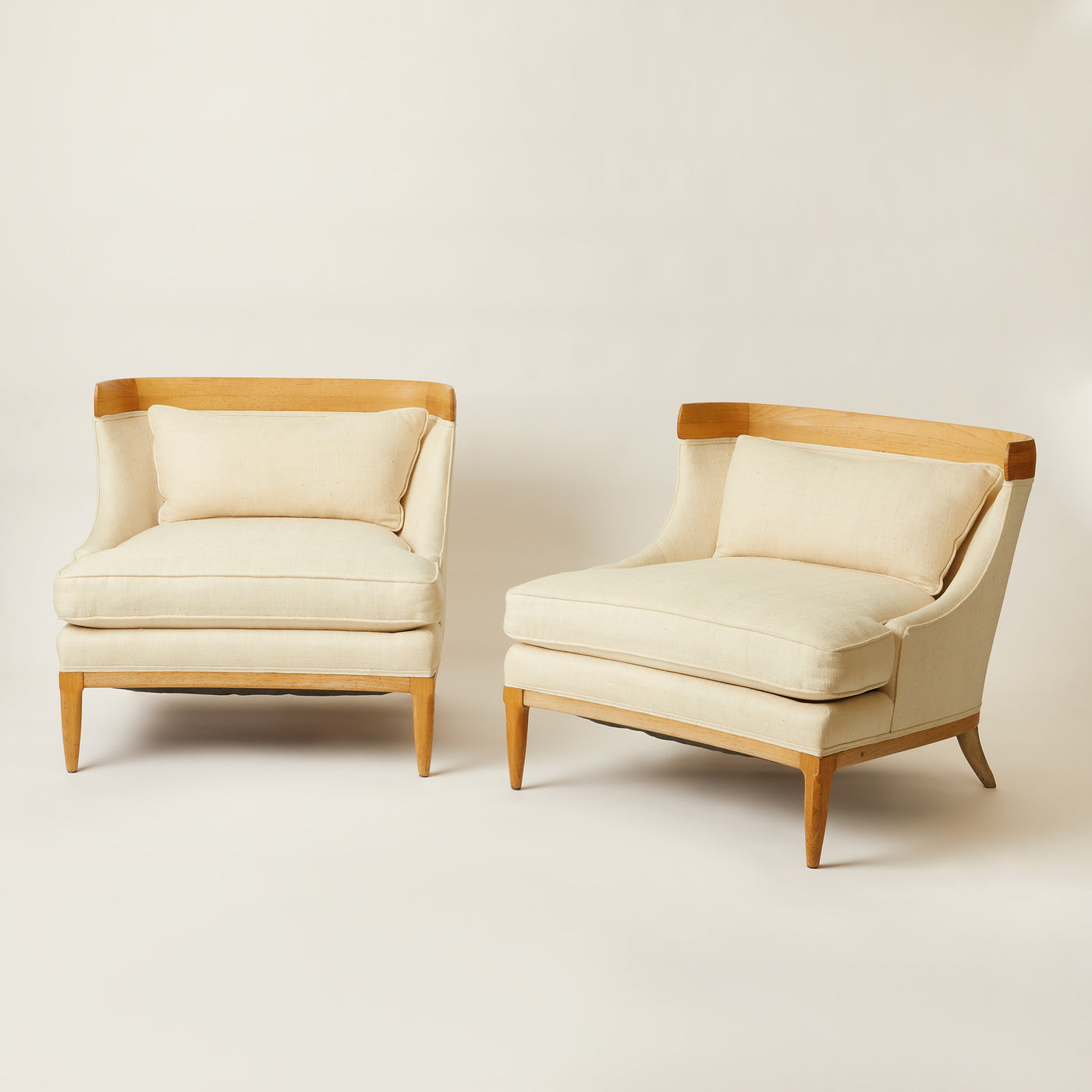 Pair of Vintage Tomlinson Lounge Chairs by Erwin Lambeth