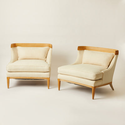 Pair of Vintage Tomlinson Lounge Chairs by Erwin Lambeth