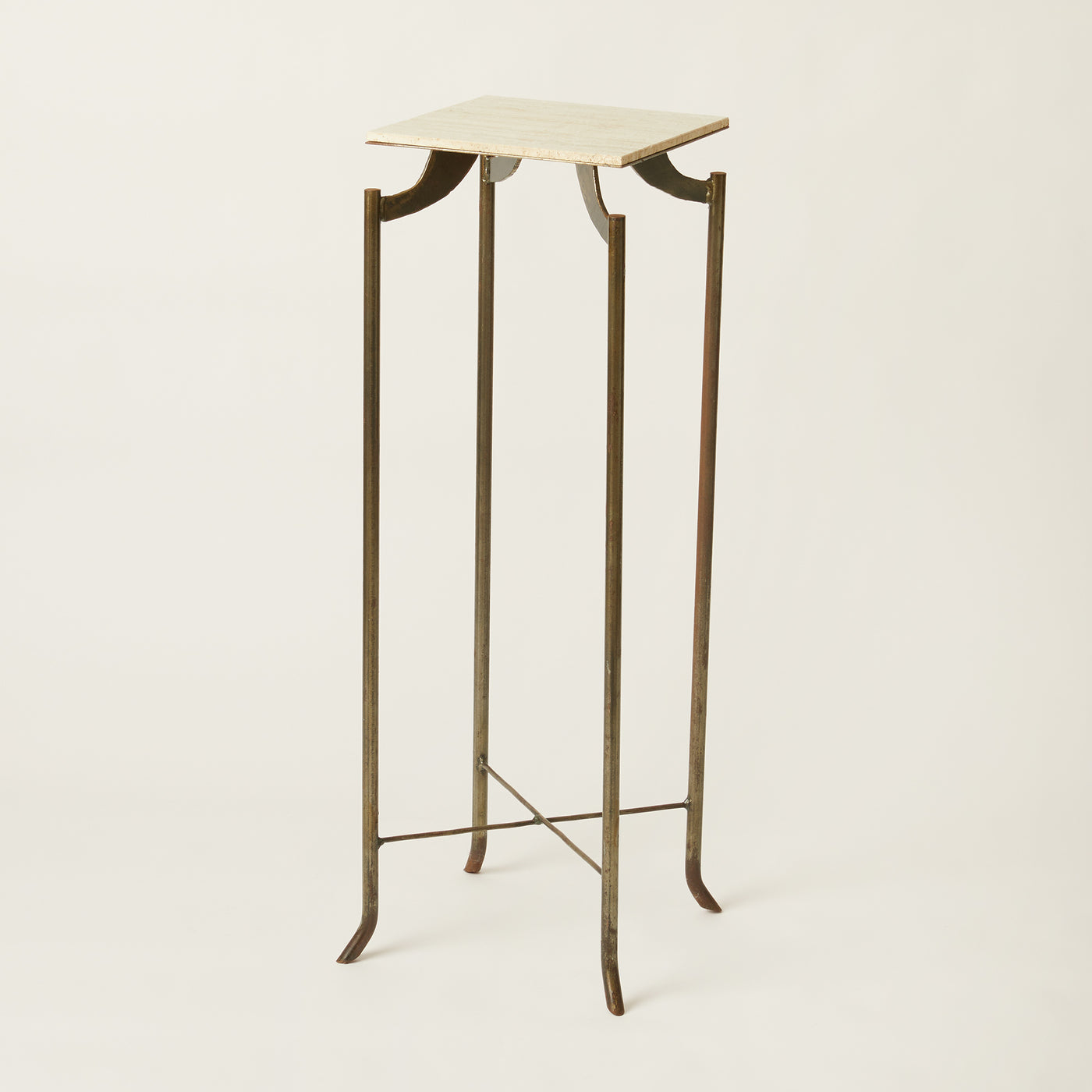 Stone and Iron Pedestal