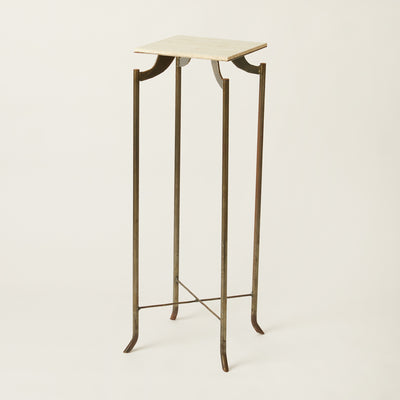 Stone and Iron Pedestal