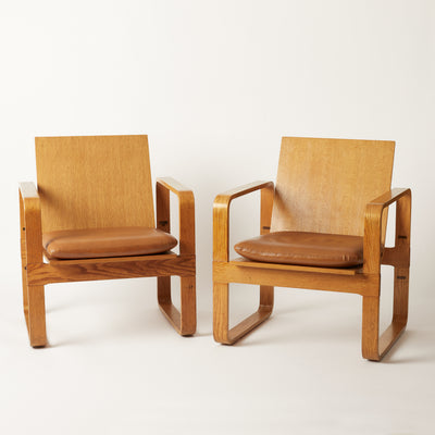 Bentwood Thonet Lounge Chairs c. 1980