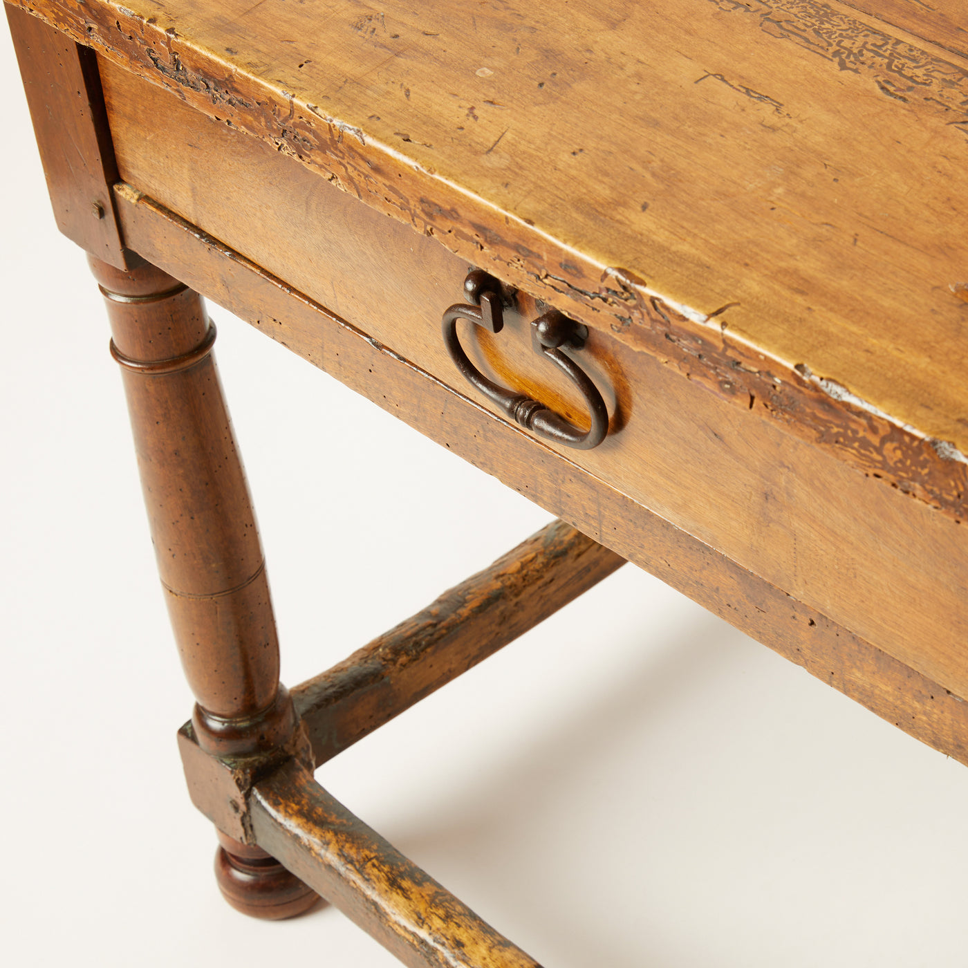 Rustic Oak Table, 18Th C. French
