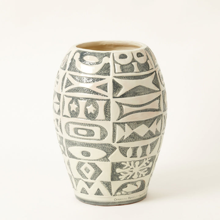 Italian Ceramic Jar with Mid-Century Design, Made Exclusively for GEORGE