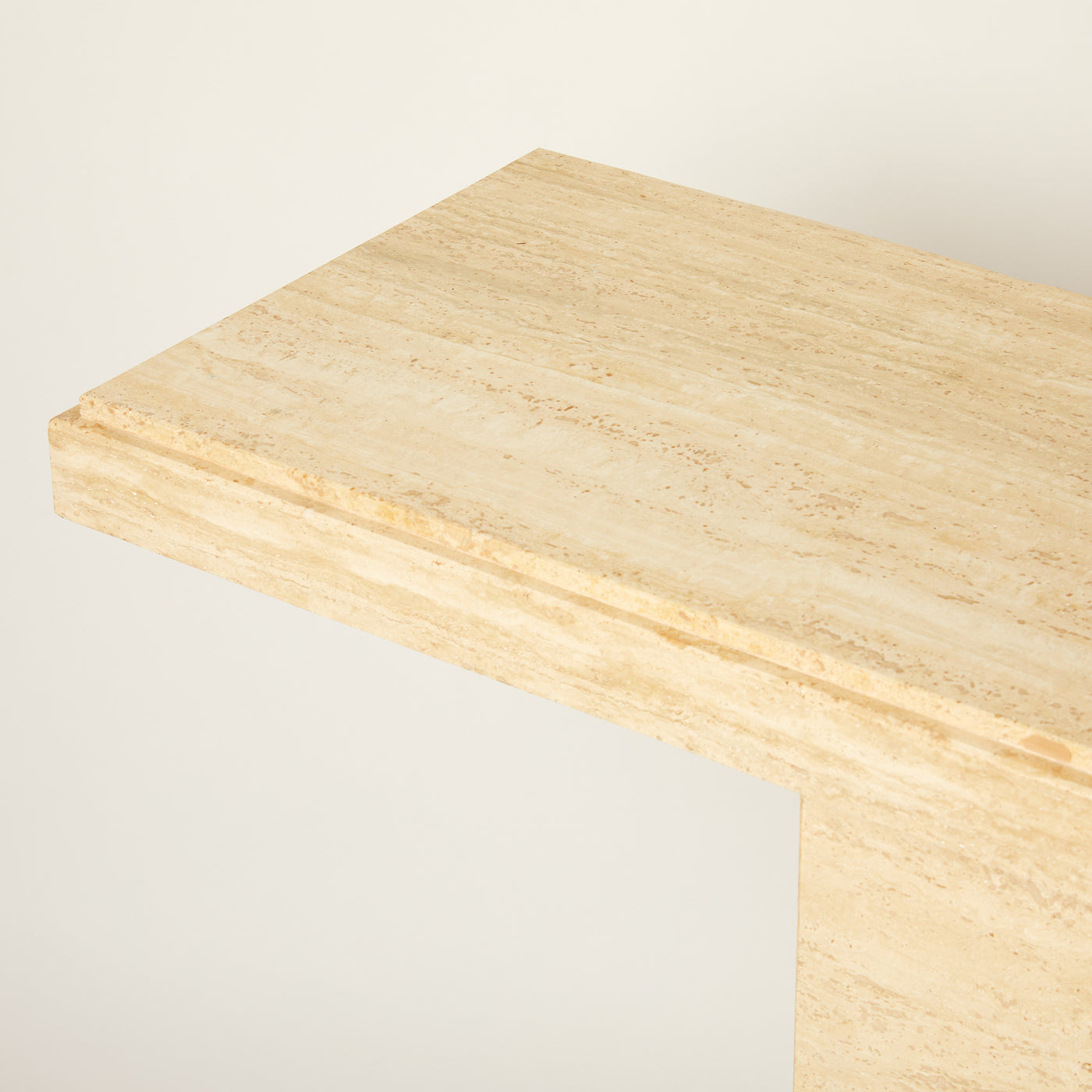 Travertine Console