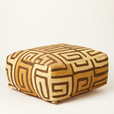 Kuba Cloth Ottoman