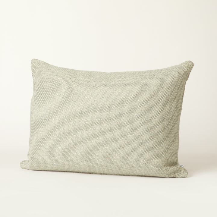 Seafoam Green Herringbone indoor/Outdoor Pillow