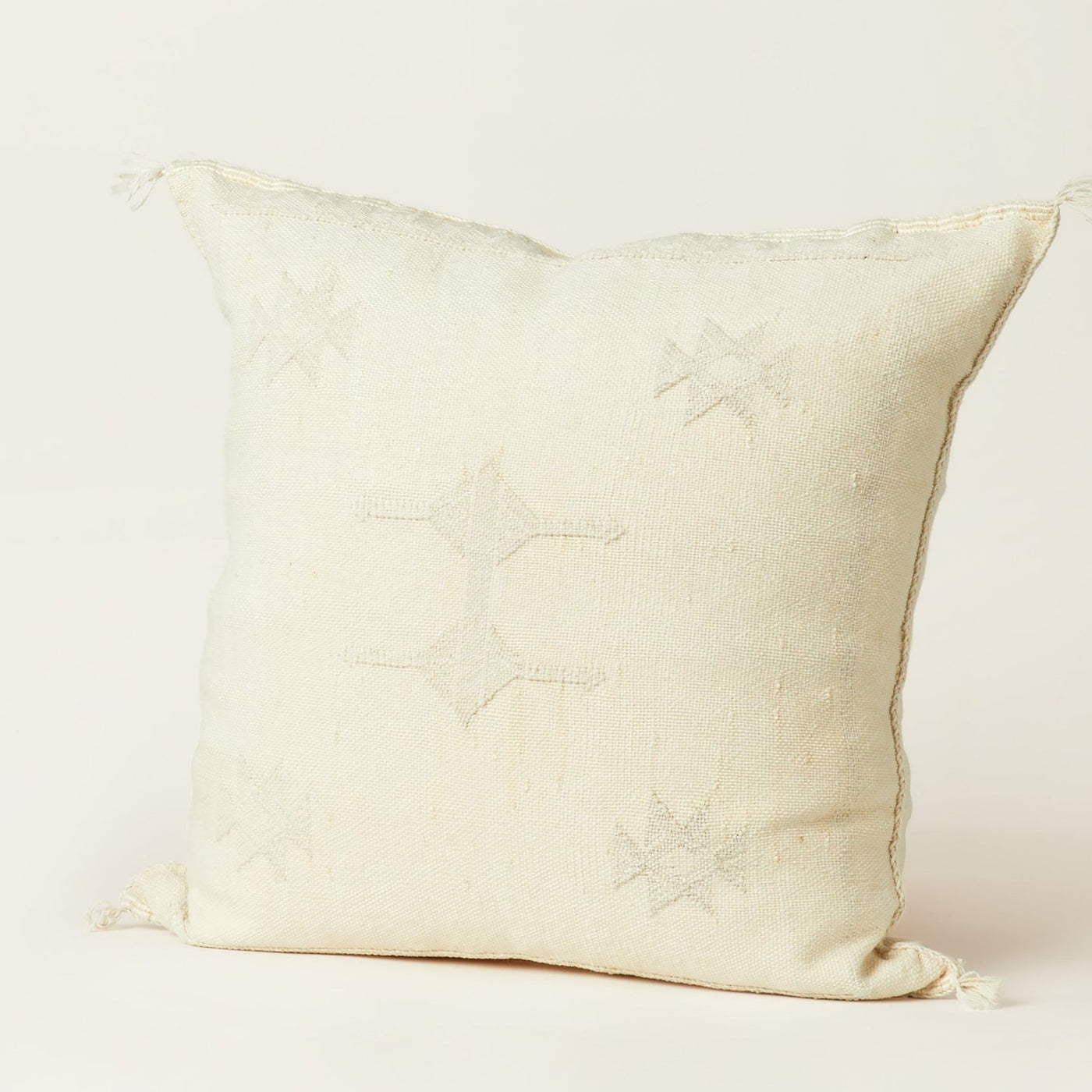 Woven Sabra Cactus Silk Pillow