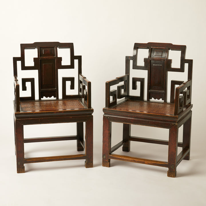 Pair Of Qing Dynasty Chairs