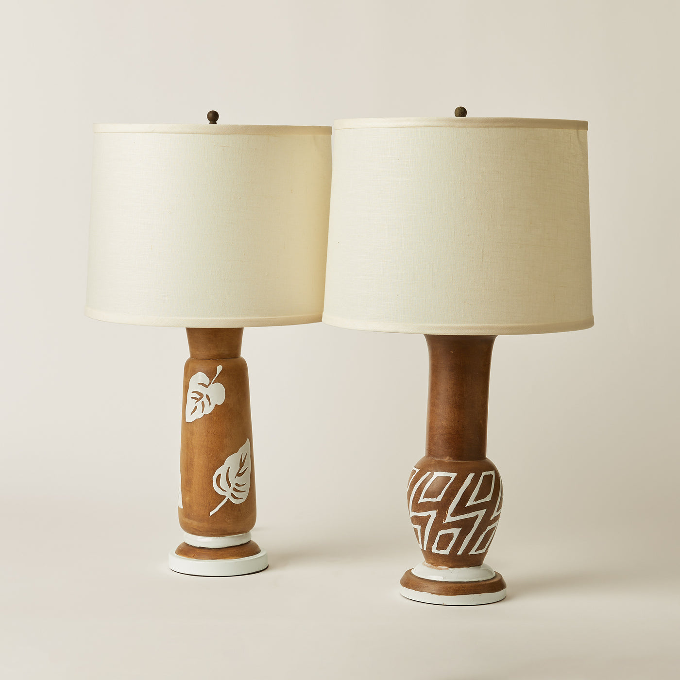 Pair Of Ceramic Zaccagnini Lamps