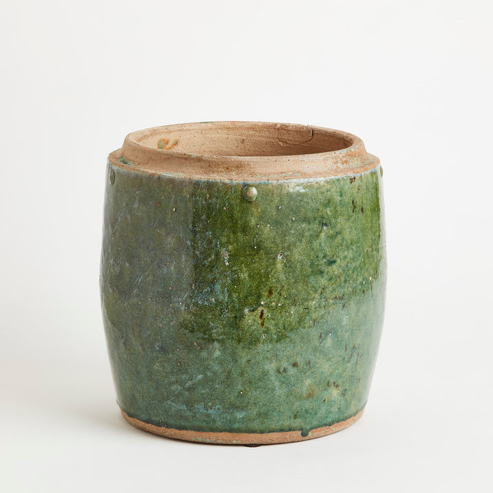 Green Glazed Ceramic Pot, Chinese