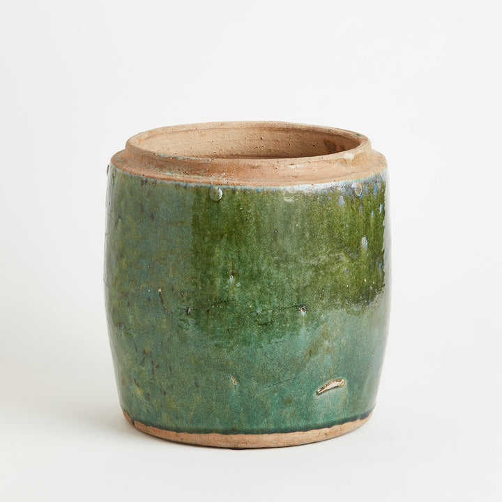 Green Glazed Ceramic Pot, Chinese