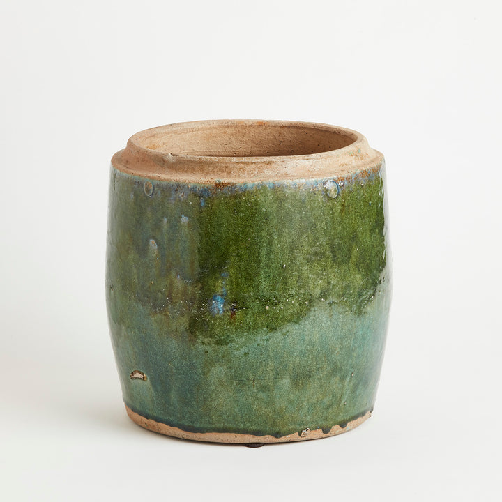 Green Glazed Ceramic Pot, Chinese