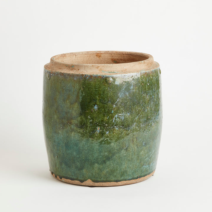 Green Glazed Ceramic Pot, Chinese