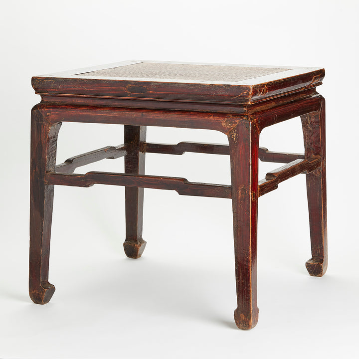 Late Quing Chinese Square Kang Accent Table