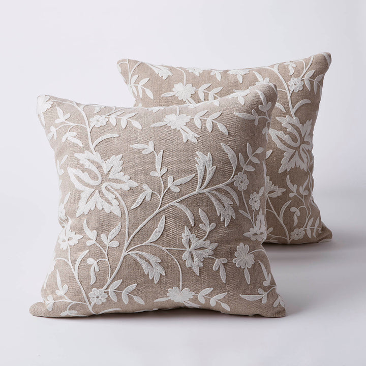 Large Crewel Throw Pillows