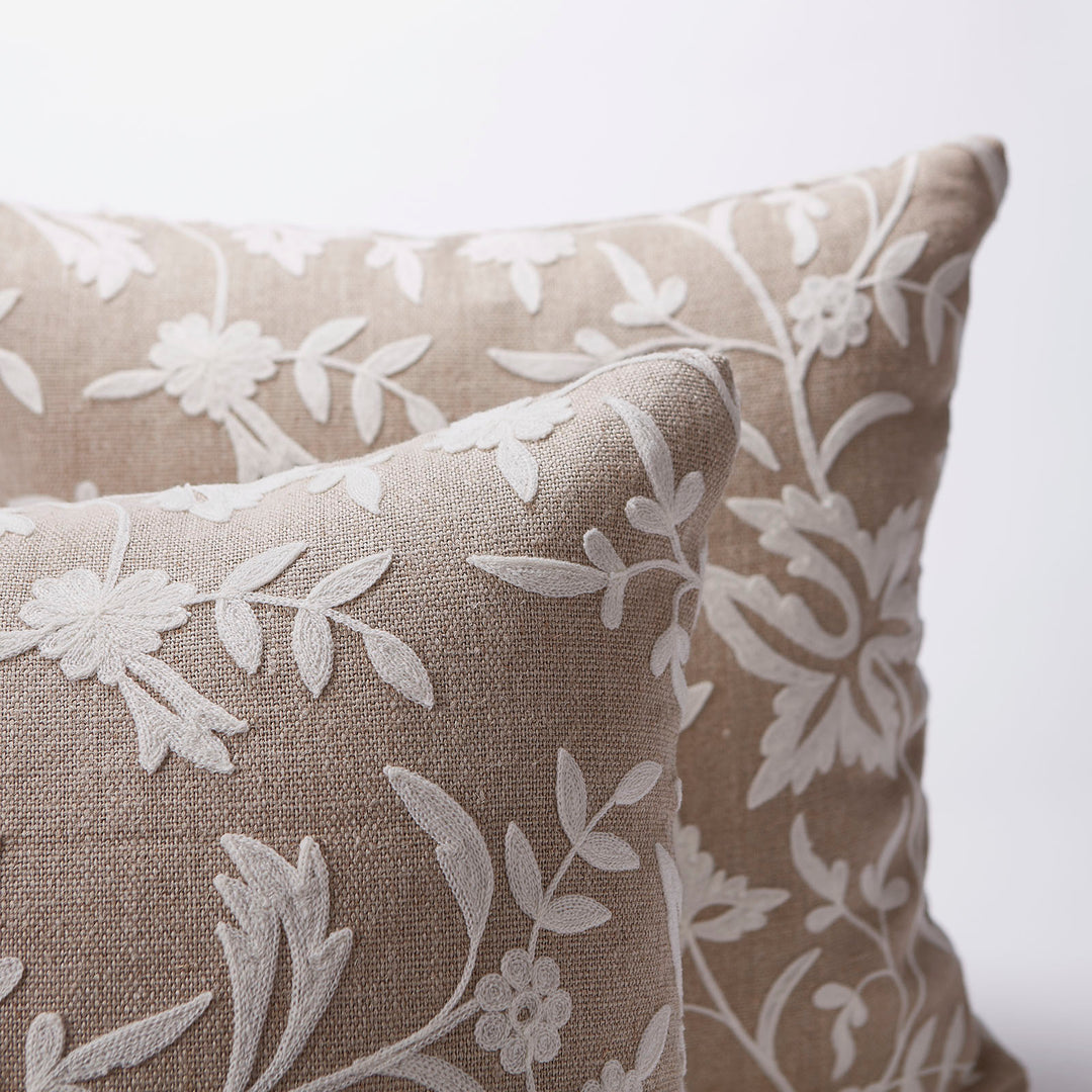 Large Crewel Throw Pillows