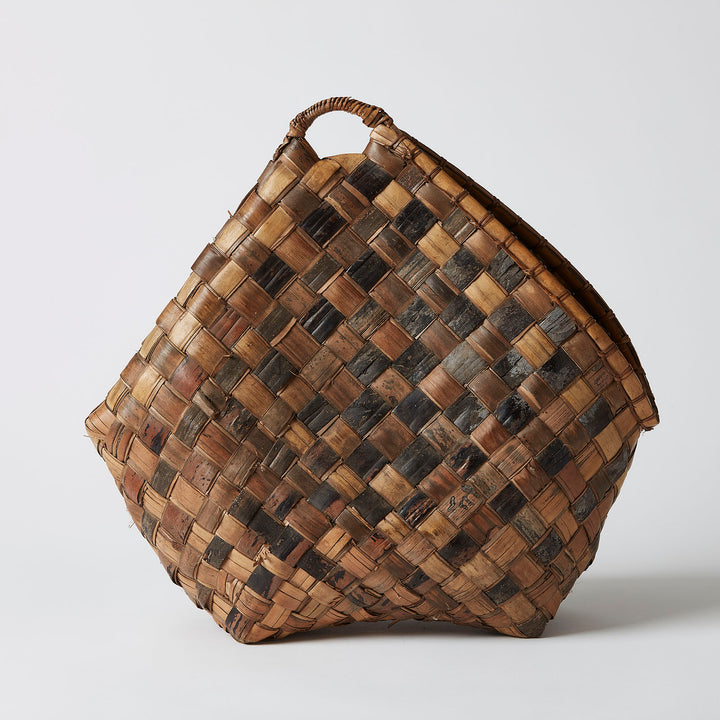 Vintage Antique Woven Indonesian Carry Bag