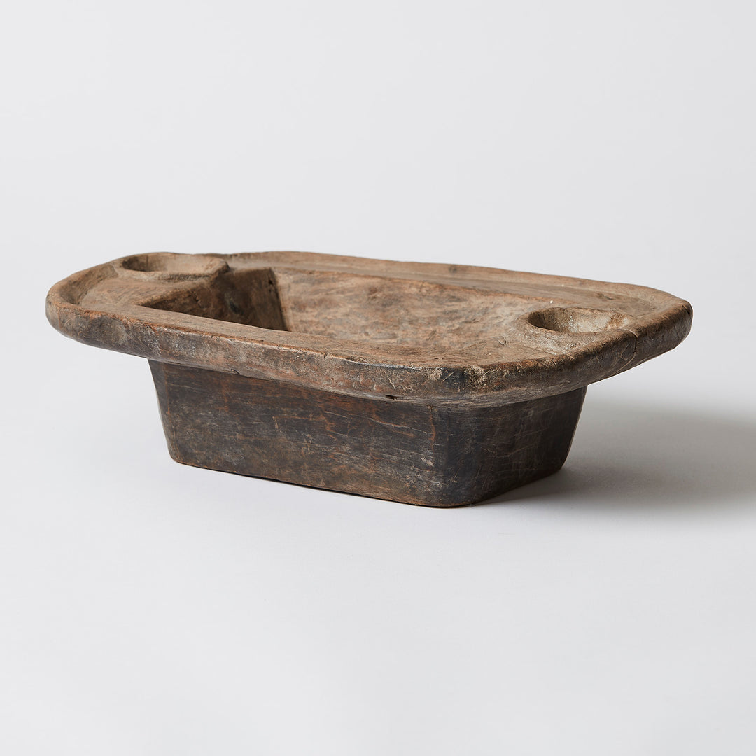 Rustic Carved Wooden Bowls, Indonesia