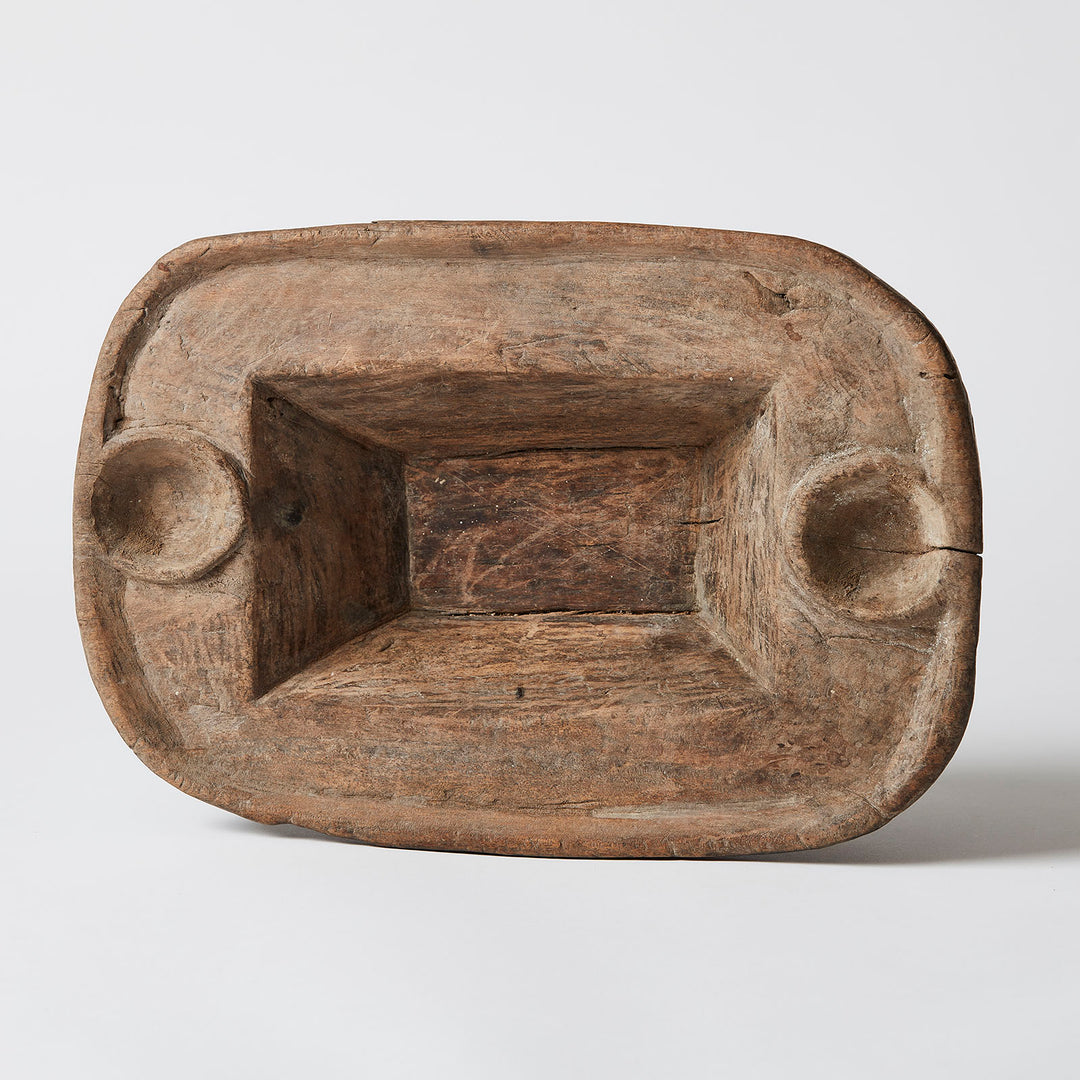 Rustic Carved Wooden Bowls, Indonesia