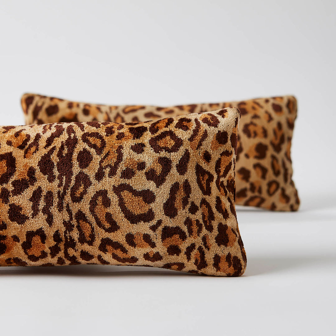 Scalamandre Cheetah Velvet Pillow