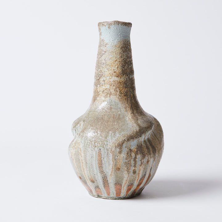 Tall Neck Shigaraki Pot