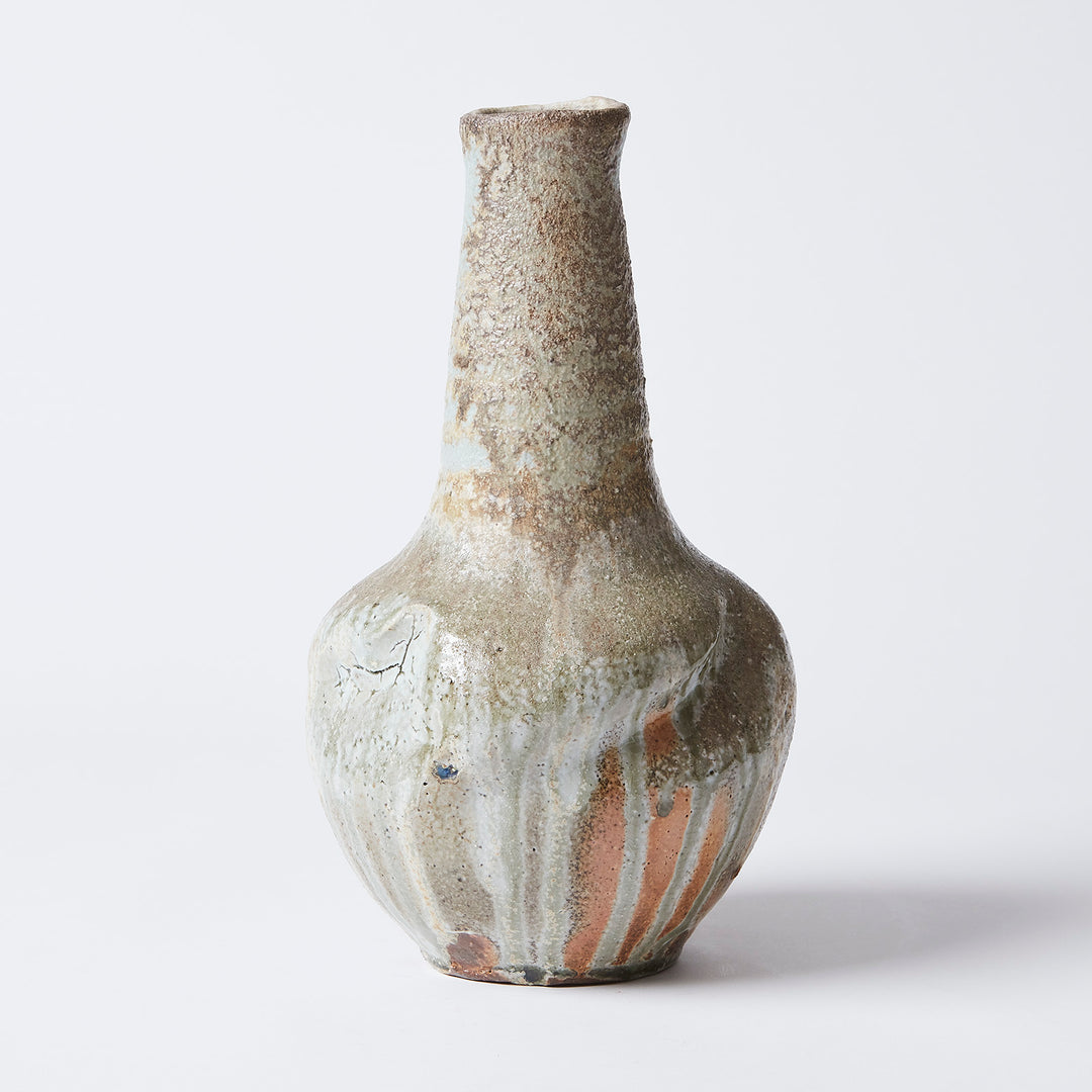 Tall Neck Shigaraki Pot