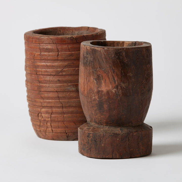 Wood Mortars, India